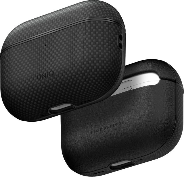 UNIQ Keva Prime Schutzhülle für Apple AirPods Pro 3, Schwarz - Bild 1