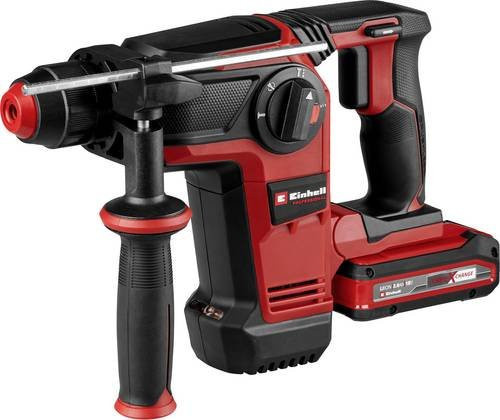 Einhell Professional Akku-Bohrhammer TP-HD 18/28 Li BL+4 in Rot/Schwarz mit 18V und 3,0Ah Akku - Bild 2