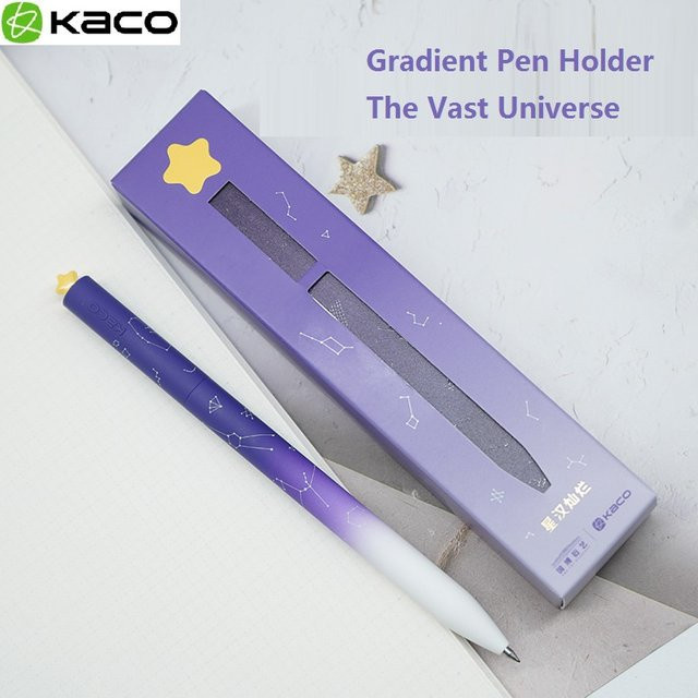 KACO Gelschreiber-Set mit blauer Tinte und 0,5 mm Spitzendurchmesser in Herz- und Stern-Design - Bild 1