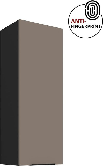 ARIA Hängeschrank Sandgrau für deine Küchenzeile mit Anti Fingerprint Oberfläche Höhe: 90 cm, Breite: 40 cm - Bild 1