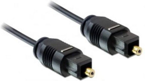 Delock 82880 Toslink Audio Anschlusskabel Optical Schwarz, Länge: 2 m - Bild 1