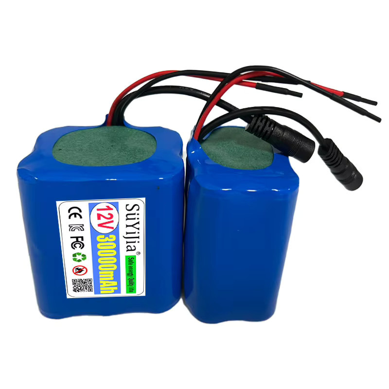 SUYIJIA Li-Ion Akku-Pack 12V 30000mAh in Blau für GPS Köderboot und Notfallbeleuchtung - Bild 3