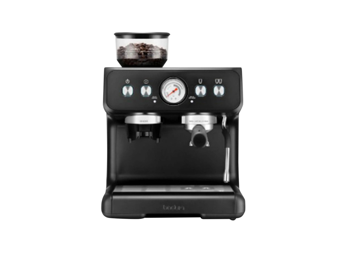 BODUM Siebträger-Espressomaschine Bistro in Schwarz mit Dampflanze und Heißwasserfunktion - Bild 3