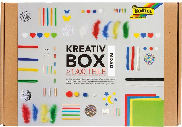 No Name Bastelkiste Grundmaterial-Box 1.300-teiliges Set - Bild 2