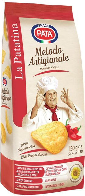 Pata Patatina Handwerks-Chips Chilischote 150 g - Bild 1