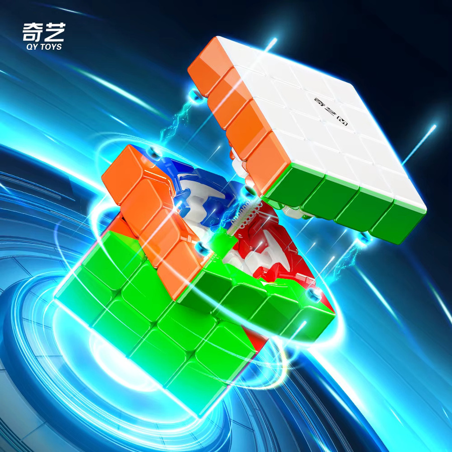 QiYi Warrior M 4x4 Zauberwürfel, Magnetischer Speedcube, Bunt - Bild 2