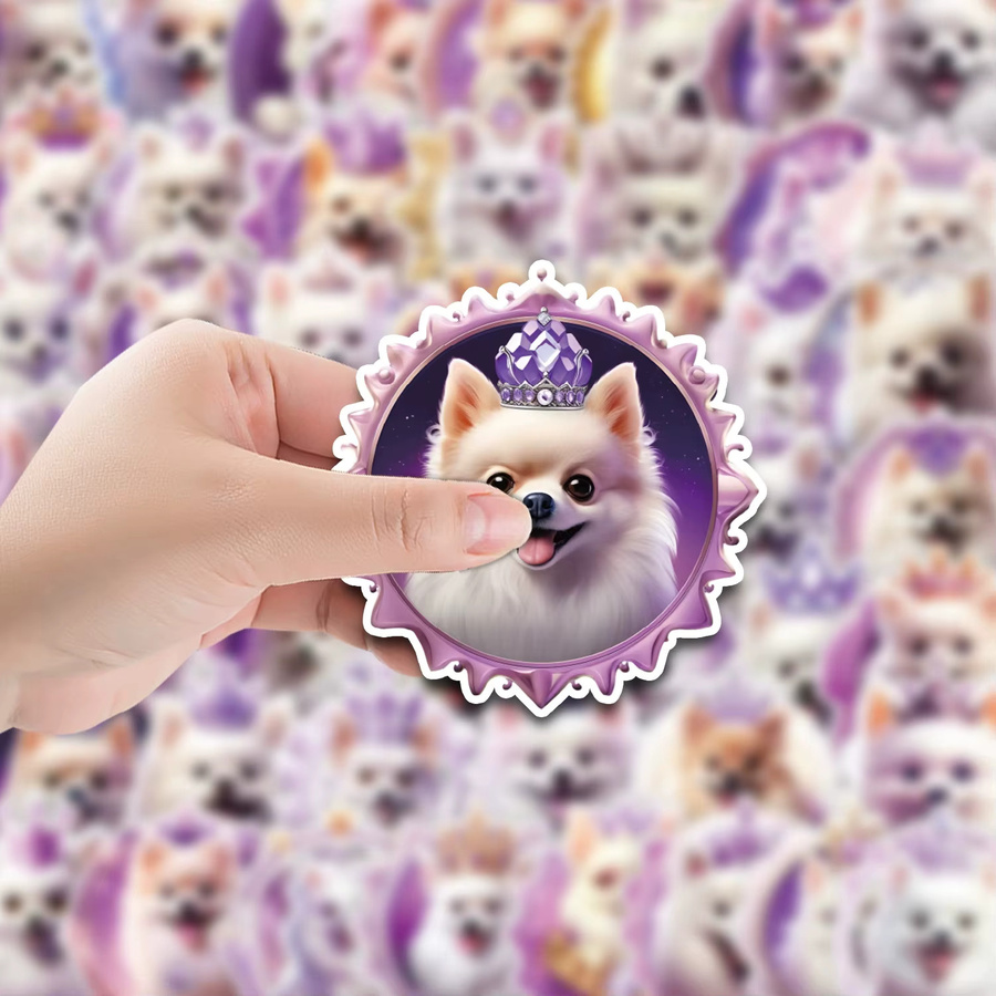 Wasserdichte Prinzessin Hund Graffiti Aufkleber in Multicolour für Auto, Telefon und Gepäck - Bild 5