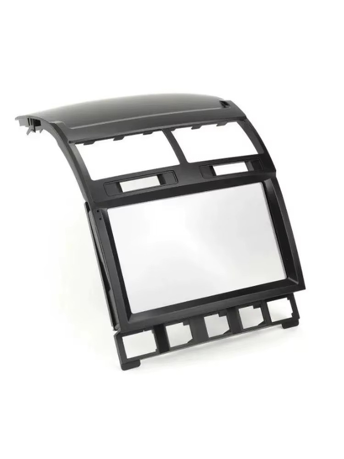 9 Zoll Android MP5 Stereo Player mit 2Din Radio Fascia Rahmen für Volkswagen Touareg GP 2002-2010 in Schwarz - Bild 4