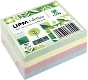 UPM Notes Haftnotizen Pastell Multicolor, 400 Blatt, Breite: 7,5 cm, Höhe: 7,5 cm - Bild 1