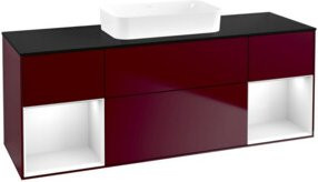 V&B Waschtischunterschrank Finion in Weiß lackiert, B/T/H: 160 x 50,1 x 50,1 cm - Bild 1