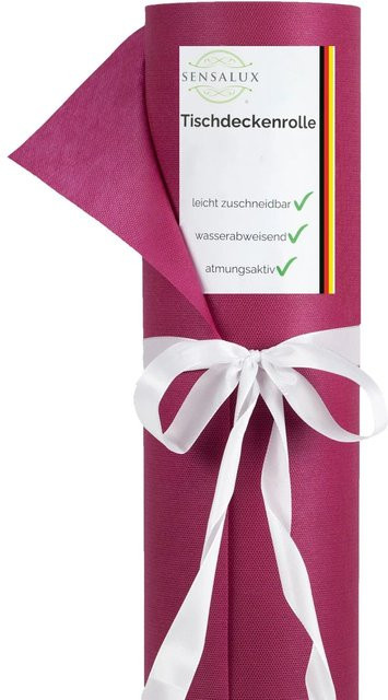 Sensalux Vlies-Tischdeckenrolle Beere, B: 150 cm, L: 25 m, wasserabweisend und pflegeleicht - Bild 1
