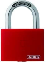 ABUS Vorhangschloss T65AL myLock aus Aluminium in Rot - Bild 1