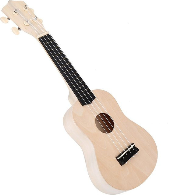 ammoon Hawaii-Ukulele-Kit, DIY-Spielzeug, Montageset, beige - Bild 1