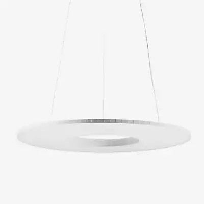 10 HEURES Iris LED Pendelleuchte horizontal, Farbe: Weiß, Durchmesser: 80 cm - Bild 1
