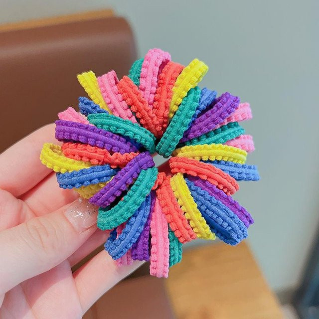 Haargummis Nylon, Bunt, Kinder - Bild 1