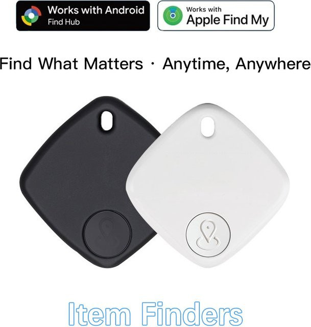 Leapii Bluetooth GPS-Tracker in Schwarz, kompatibel mit Apple Find My und Google Find My Device Network - Bild 1