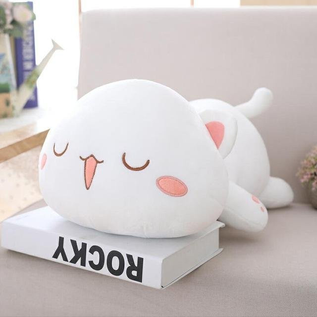 Yiran Health & Beauty Kawaii Liegende Katze Plüschtier, 50cm - Bild 1