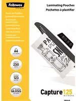 Fellowes Laminierfolien Capture DIN A4, 125 Micron, transparent, 250 Stück - Bild 3