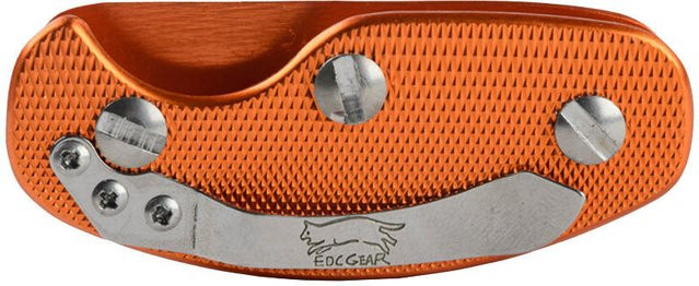 Tragbarer Schlüsselring Organizer aus Aluminium von freedommt in Orange - Bild 1