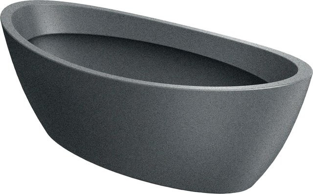 Prosperplast Blumentopf Aria Oval in Granit, B/T/H: 60 x 28 x 20 cm - Bild 1