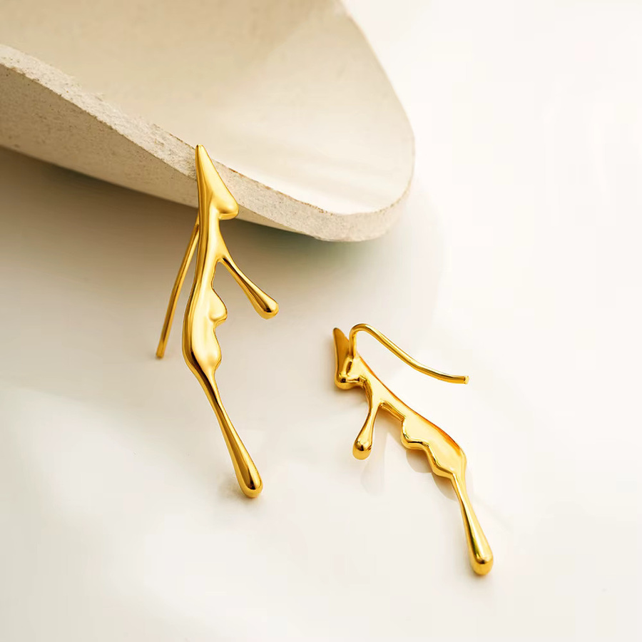 Erpels Ohrstecker, 18 Karat vergoldet, Gold, Damen - Bild 2