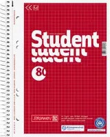 Brunnen Collegeblock Student Recycling DIN A5 kariert mit blauem Engel - Bild 1