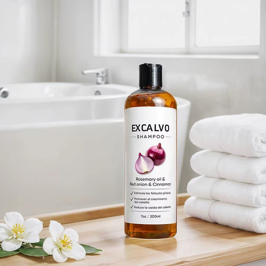 EXCALVO Zwiebel- & Rosmarin-Shampoo mit Zimt, 200 ml - Bild 5