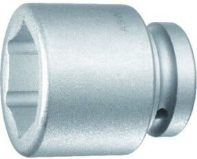 ASW Kraftschraubereinsatz 3/4 Zoll, SW 22 mm, 6 KT, Länge: 50 mm, Stahl, Silber/Grau - Bild 1