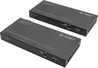 Digitus DS-55526 4K HDBaseT 2.0 HDMI KVM Extender Set in Schwarz mit USB-A und Infrarot für bis zu 150 m über RJ45 - Bild 1