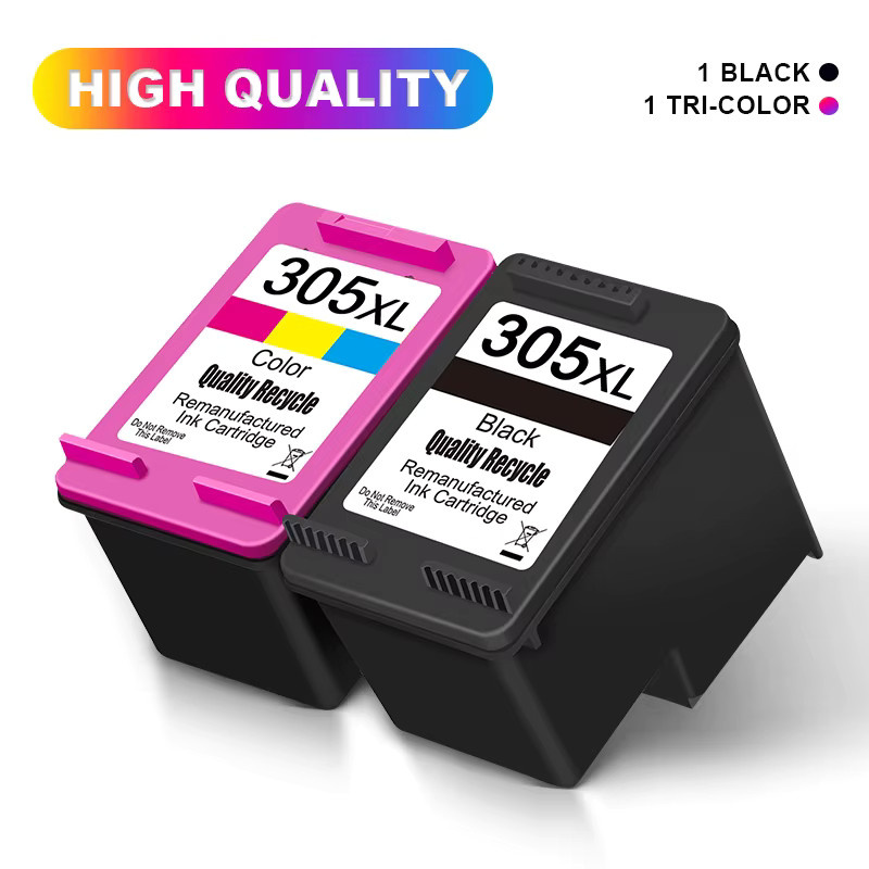 HP Tintenpatronen Set 305 XL Schwarz und Tri-Color für Deskjet und Envy Drucker - Bild 5