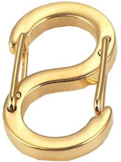 Jiangnan D Halskettenverkürzer-Verschluss, Karabinerverschlüsse, gold - Bild 1