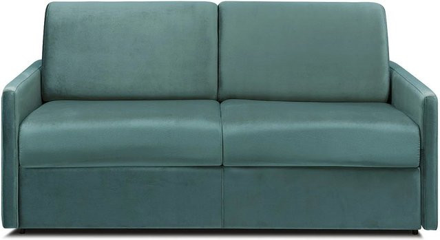 Vente-unique Schlafsofa Calife in Smaragdgrün mit Samtbezug, Breite: 170 cm - Bild 1