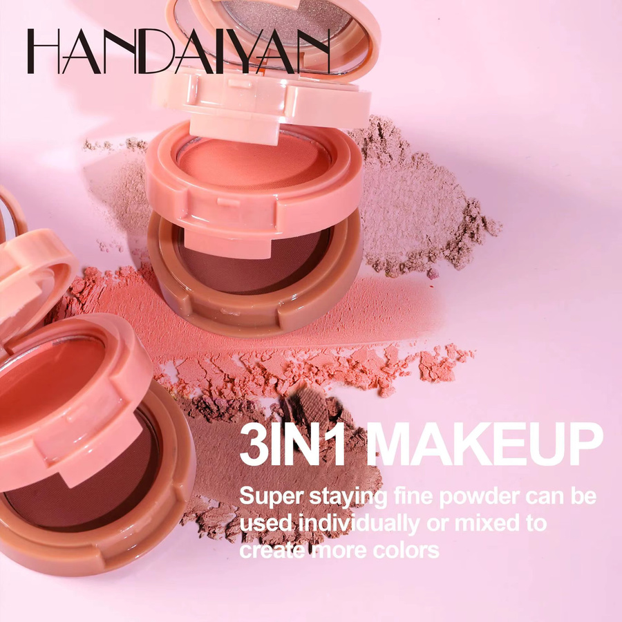 Handaiyan Highlighter-Kontur-Rouge-Palette, Matt, Puder - Bild 2