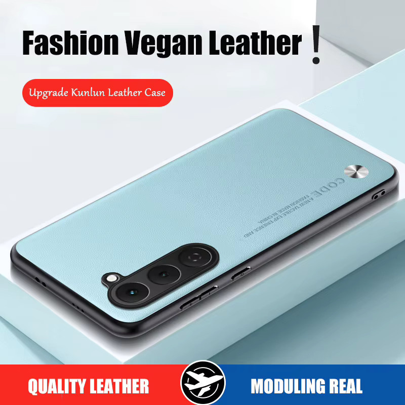 Luxus PU Leder Schutzhülle für Tecno Spark 40 Pro in Purple mit Silikon-Stoßfestigkeit - Bild 3