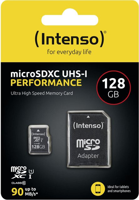 Intenso microSDXC Performance Speicherkarte UHS-I 128 GB Schwarz - Bild 3