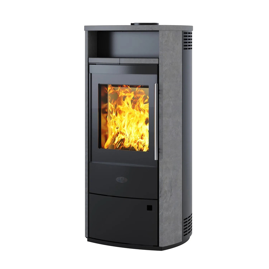 Kleining Kaminofen Dublin Naturstein Grau 6 kW mit Automatik - Bild 2