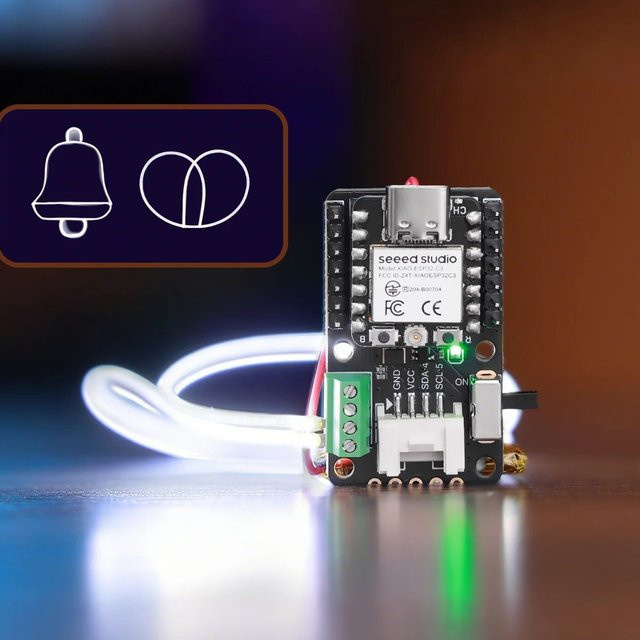 Seeed Studio COB-LED-Treiberplatine mit 7-Kanal-PMIC-Batteriemanagement und Grove I2C-Anschluss in Schwarz - Bild 1