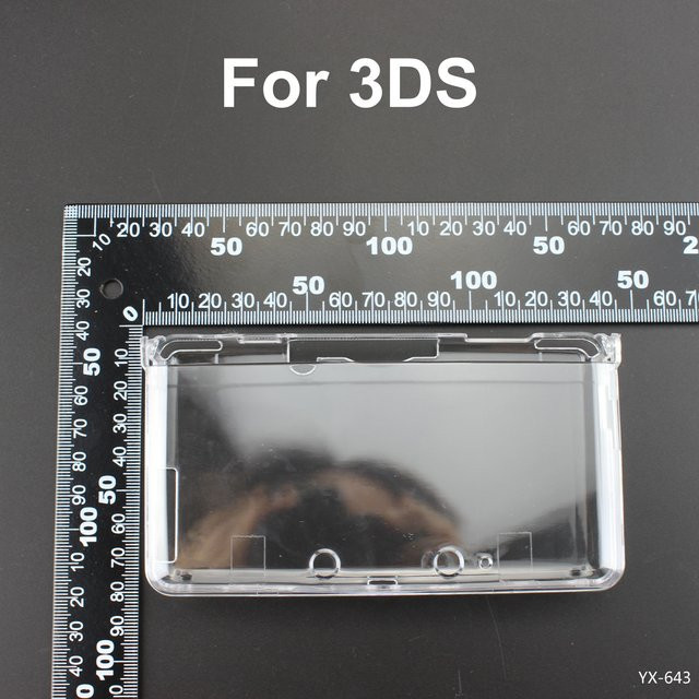 ChengHaoRan Schutzhülle für Nintendo 3DS New in Transparent, Kristallklare Hartschalen-Case aus Kunststoff - Bild 1