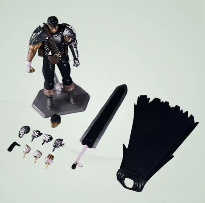 Figma 359 Berserk Guts Actionfigur aus PVC in Schwarz, Höhe: 15 cm - Bild 1