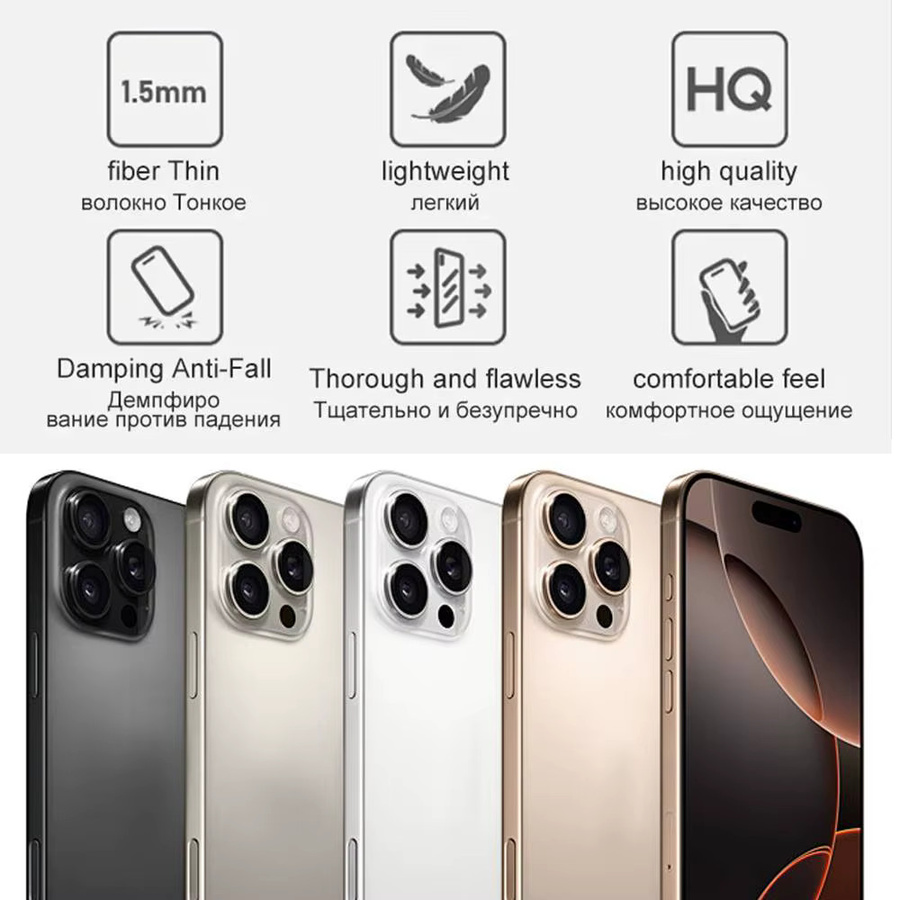 Kevlar Premium Carbonfaser Handyhülle für Apple iPhone in Blau mit Schutzbeschichtung - Bild 2
