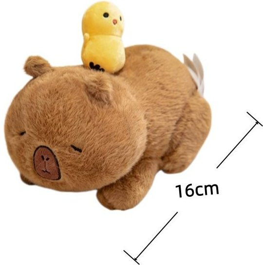 Yiran Health & Beauty Capybara Familie, Plüschtiere, Stoffpuppe, Braun - Bild 1