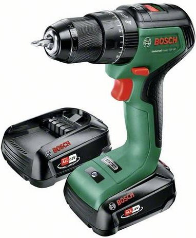 Bosch UniversalImpact 18V-60 Akku-Schlagbohrschrauber Set in Grün/Schwarz mit 2x 2.0 Ah Akkus und Ladegerät - Bild 2