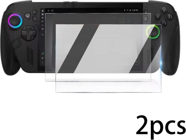 2 gehärtete Displayschutzfolien für Asus ROG Ally X, transparent, ultrahohe Härte und Anti-Fingerabdruck - Bild 1