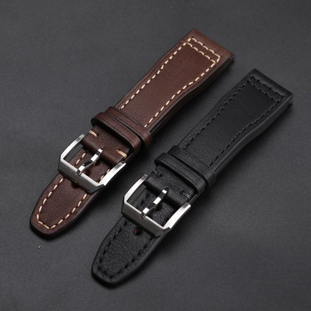 Raystray Uhrenarmband Leder, Vintage, Herren - Bild 1