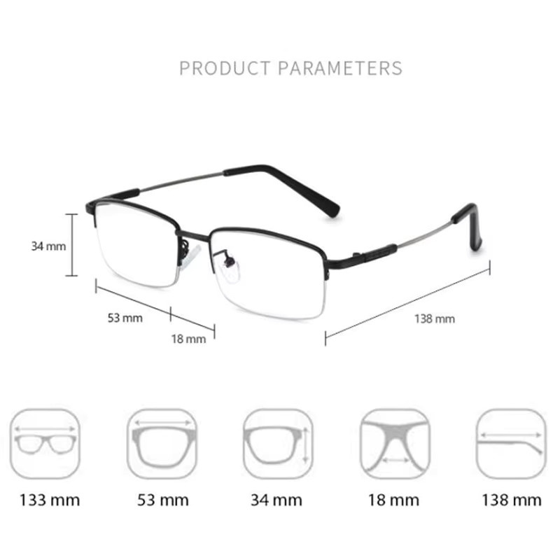 ISENGHUO Lesebrille, Unisex, Vollrand, rechteckig, schwarz - Bild 3