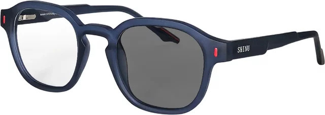 SHINU Lesebrille Progressive, Vollrand, Rund, Kunststoff - Bild 1