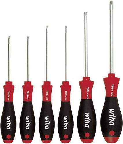 Wiha Schraubendreher-Set SoftFinish TX Tamper Resistant 6-teilig mit Bohrung - Bild 1