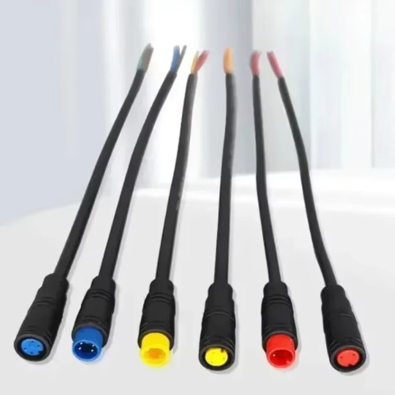 Julet Wasserdichter Elektro-Ebike-Steckverbinder 6mm Stecker-Buchse für Kabel und Signalsensoren M6 M8 2/3/4/5/6-polig - Bild 4