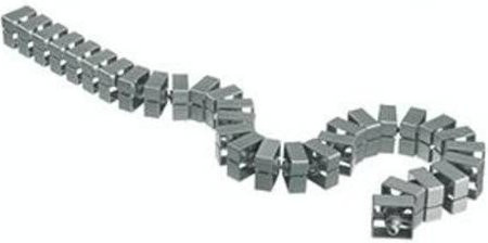 Bachmann Kabelbrücke 930.019 aus Kunststoff in Silber, Länge: 75 cm - Bild 1