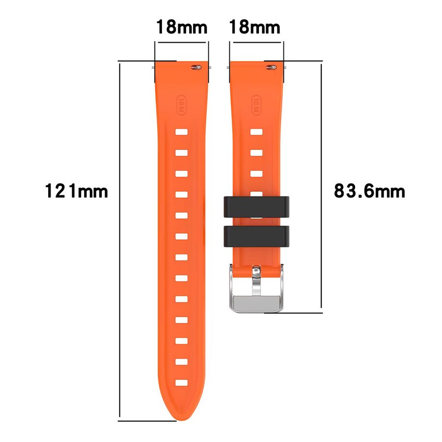 CAOWTAN Uhrenarmband Silikon, Zweifarbig, Damen Herren - Bild 1